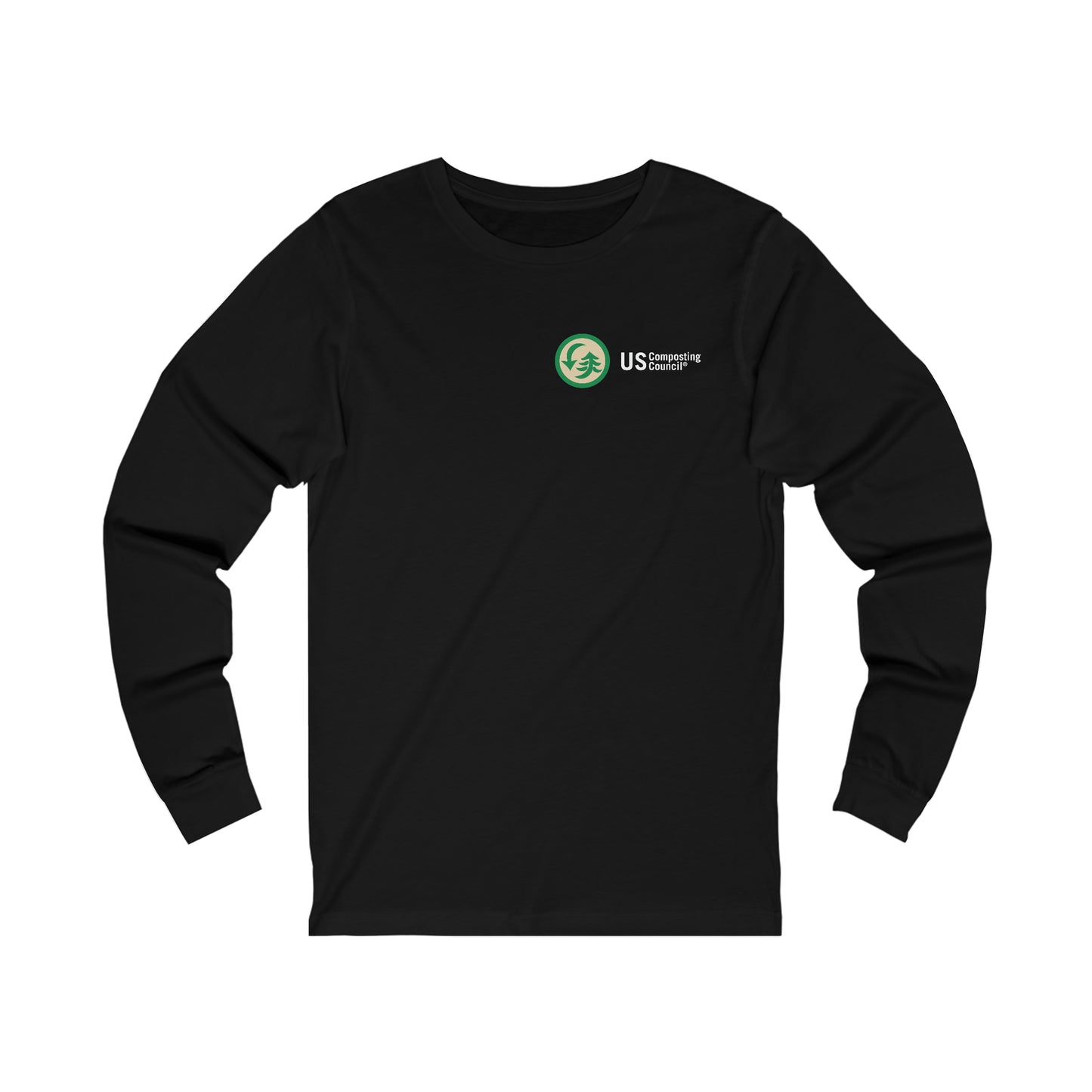 US Composting Council Long Sleeve  - Unisex Jersey Long Sleeve Tee