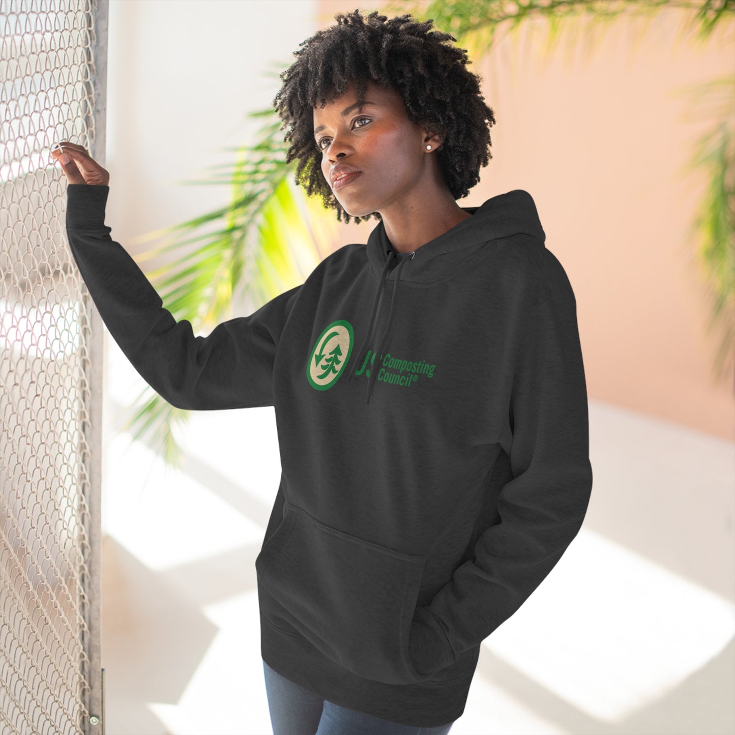 US Composting Council I'm a Soil Builder Unisex Premium Pullover Hoodie