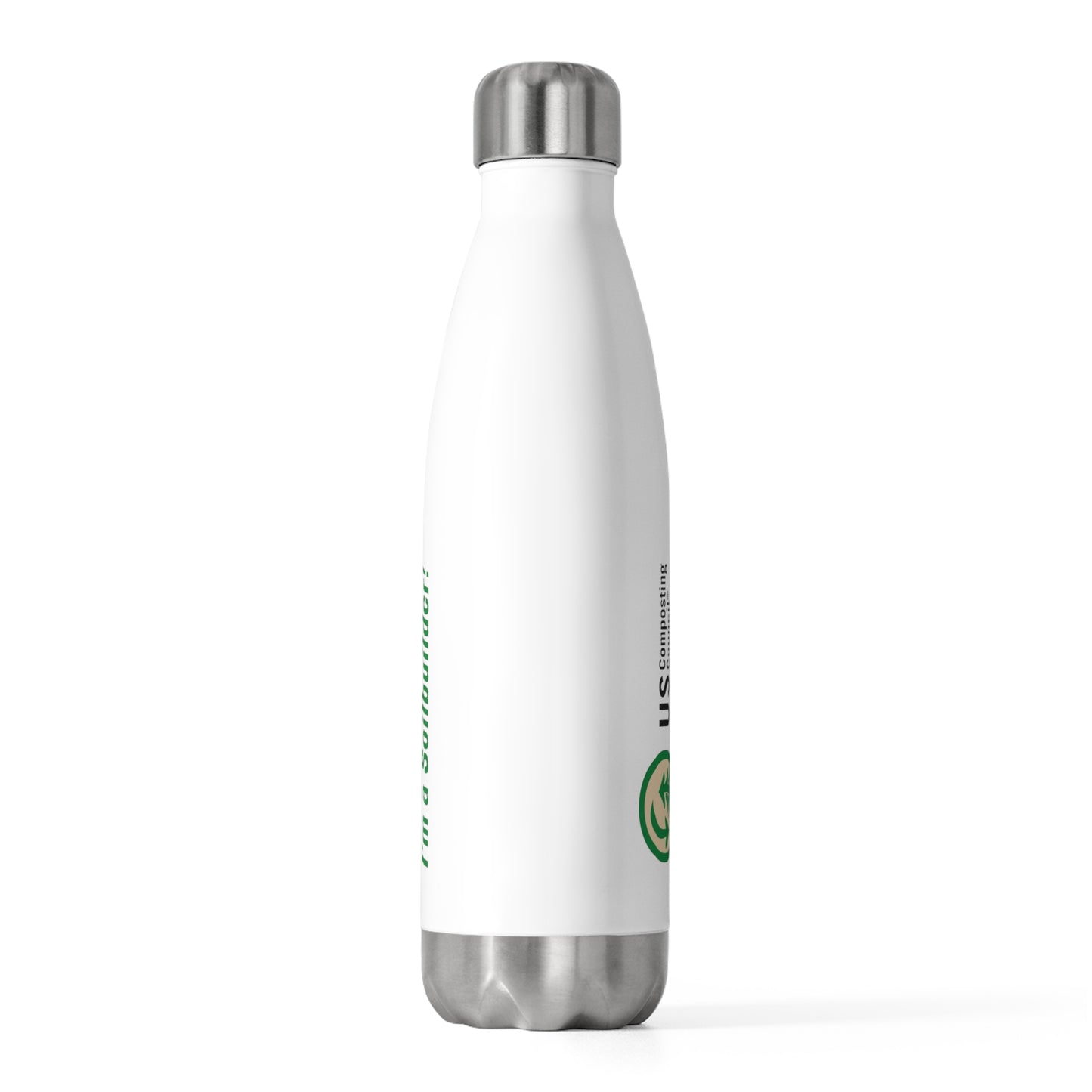 US Composting Council I'm a Soil Builder 20oz Insulated Bottle