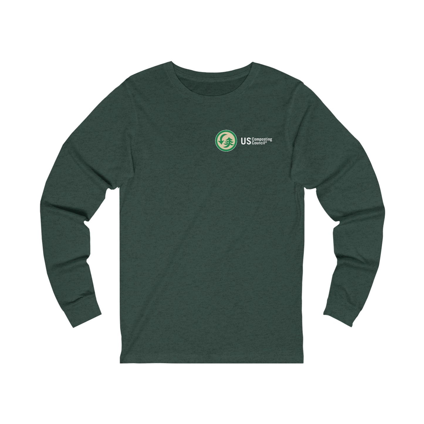 US Composting Council Long Sleeve  - Unisex Jersey Long Sleeve Tee